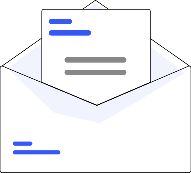 Obrazek z otwartą kopertą